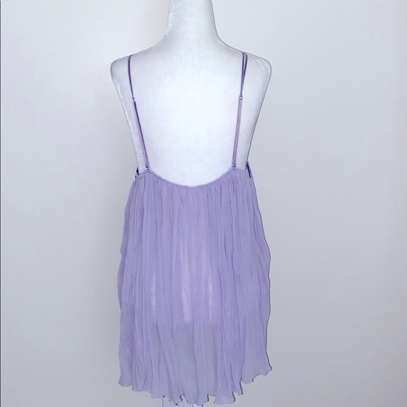 Victoria's Secret Lavender Satin Lace Chemise - Picture 3 of 6